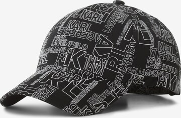 Karl Lagerfeld Cap in Black: front