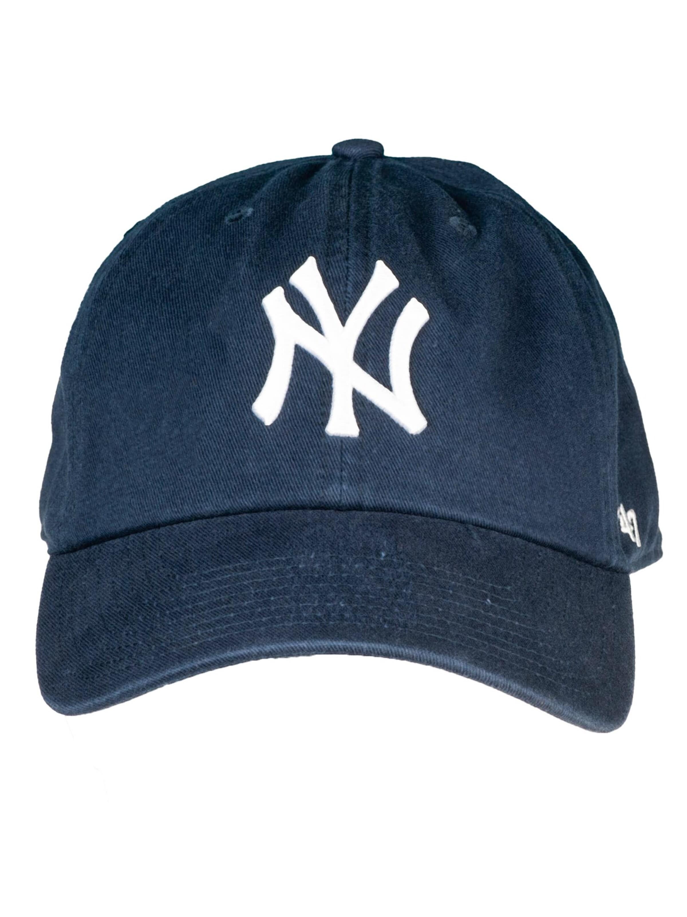 47 Pet '47 Brand New York Yankees MLB Clean Up Cap' in Blauw: voorkant