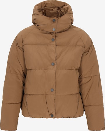 DreiMaster Maritim Winterjas in Beige: voorkant