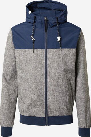 INDICODE JEANS Between-Season Jacket 'Brushwood' in Blue: front