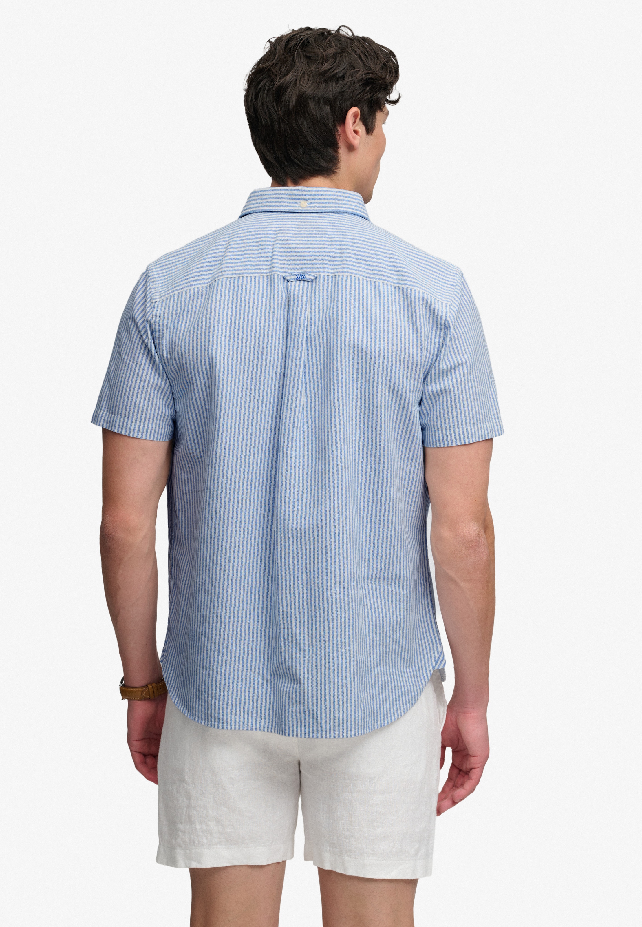 Superdry & Co Regular fit Overhemd in Blauw