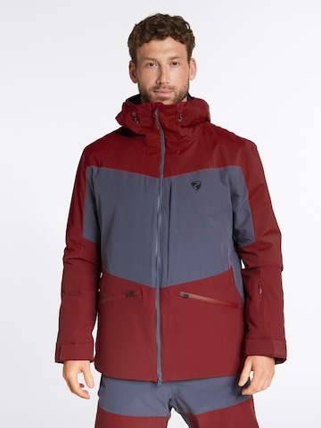 ZIENER Athletic Jacket 'TRIGLAV' in Red: front