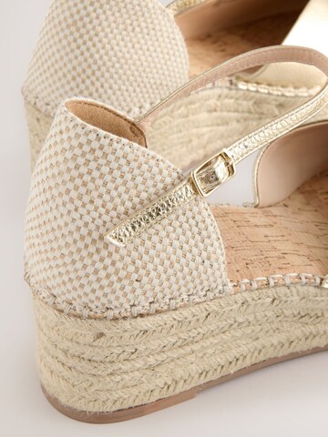 Next Espadrillaer 'Forever Comfort' i guld