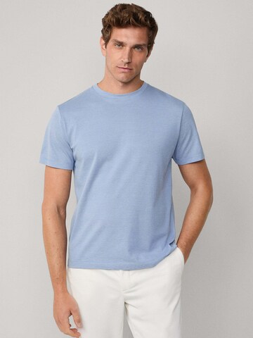 Hackett London T-Shirt 'Birdseye' in Blau: Vorderseite