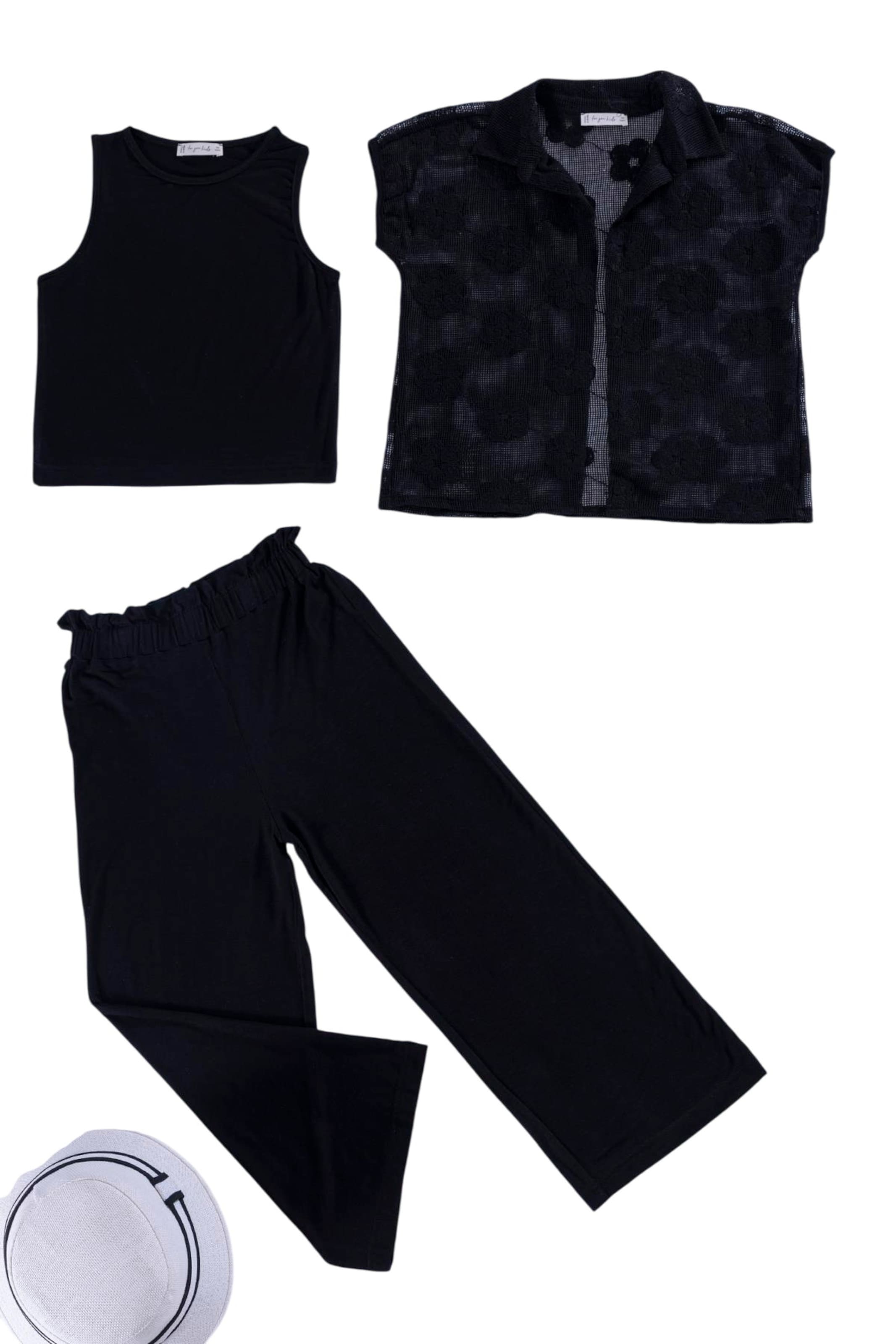 For You Moda Set in Black