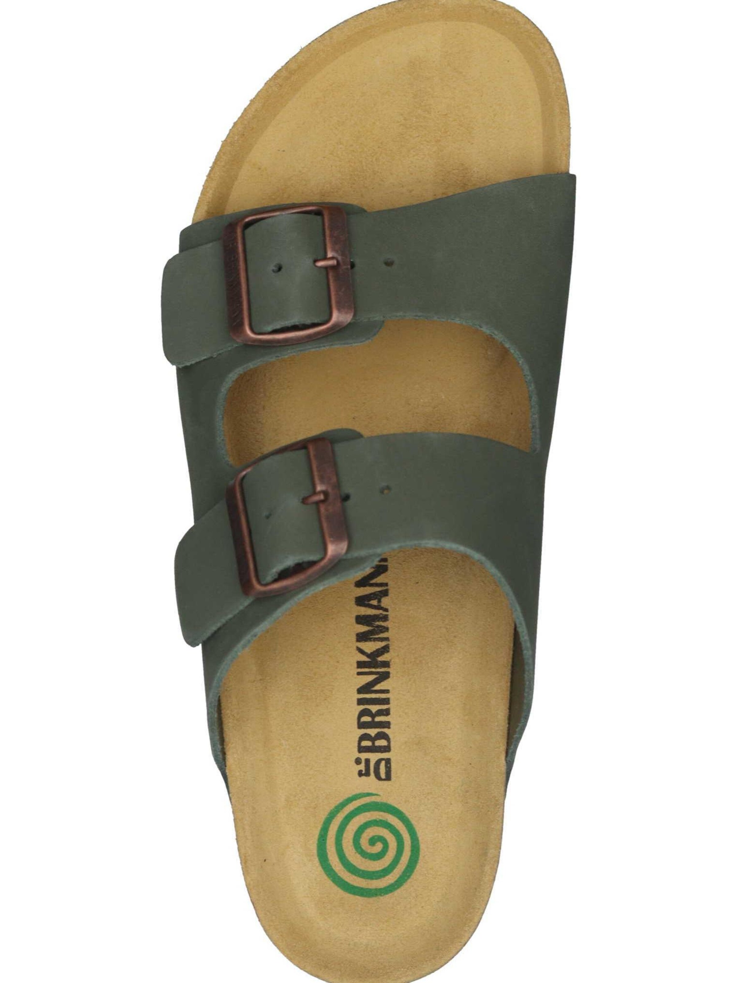 DR. BRINKMANN Mules 'BONILLO' in Green