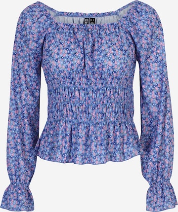 Pieces Petite Blouse 'GWENO' in Blue: front