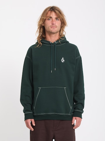Volcom Sweatshirt in Green: front