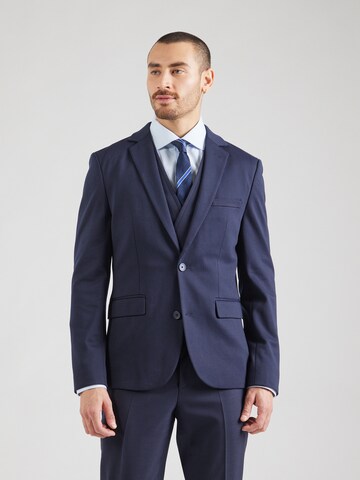 Lindbergh Slim fit Pintsak 'Superflex' w kolorze niebieski: przód