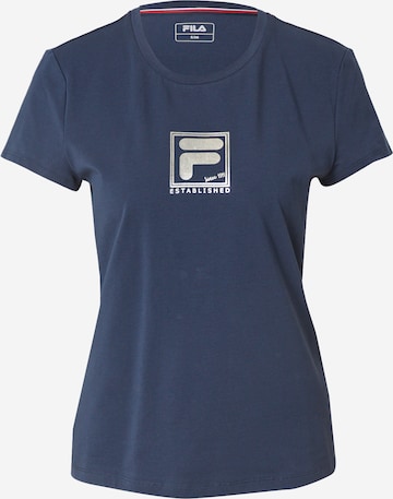 T-shirt fonctionnel 'Carry' FILA en bleu : devant