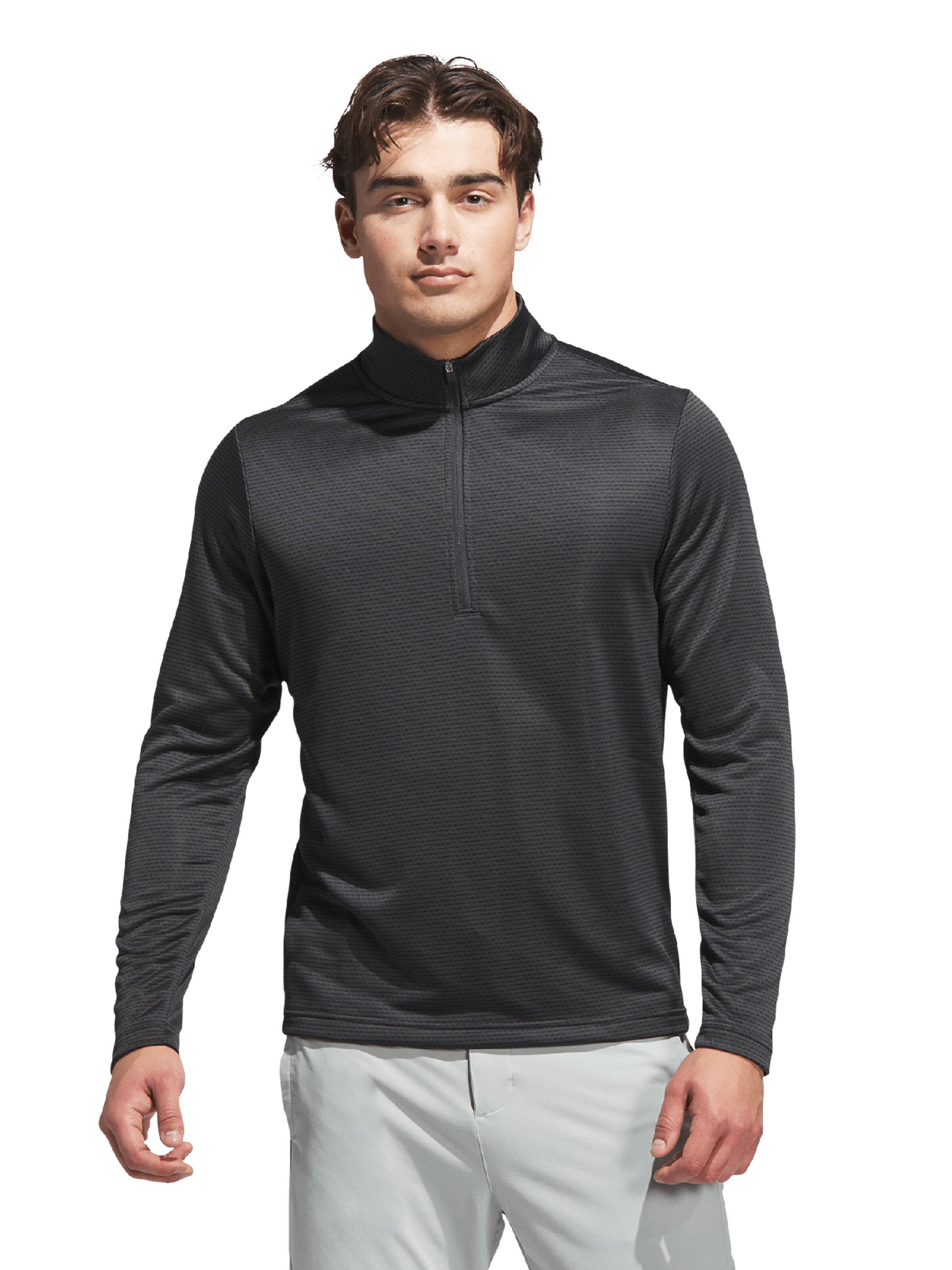 ADIDAS GOLF Sport sweatshirt i grå: framsida