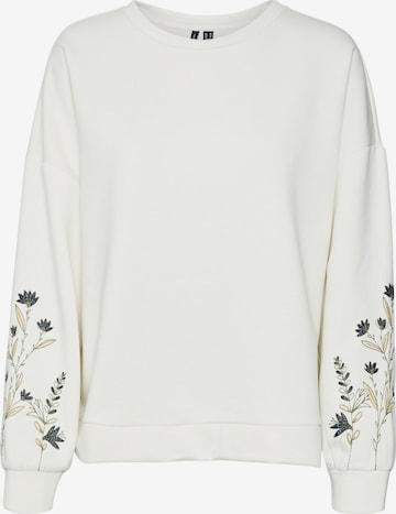 Sweat-shirt 'IVY' VERO MODA en beige : devant