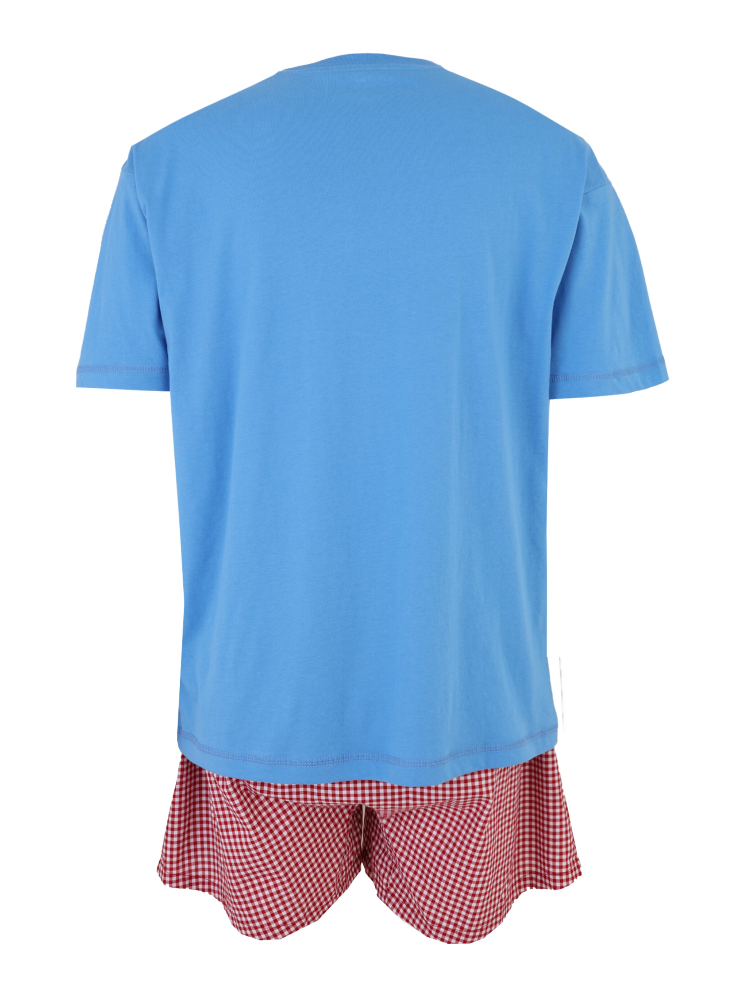 Tommy Hilfiger UnderwearKratka pidžama 'Heritage' - plava boja