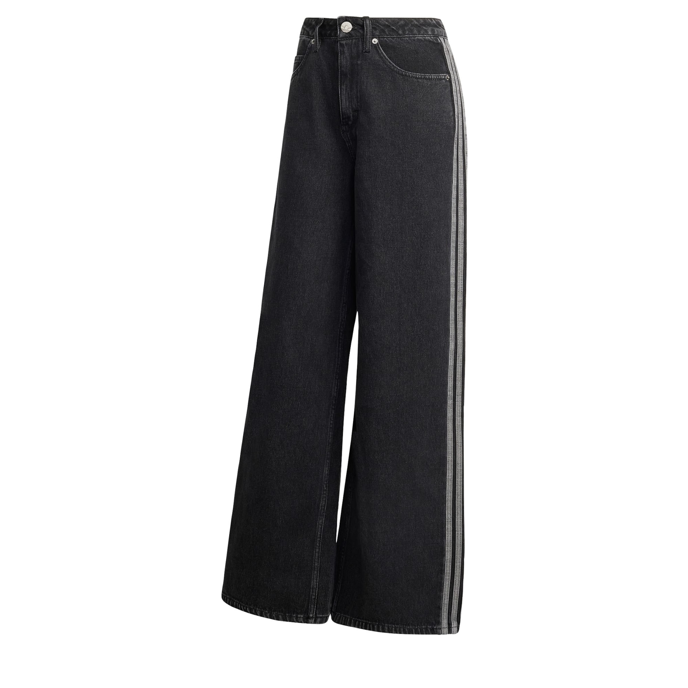 ADIDAS ORIGINALS - Perna larga Calças de ganga em preto: frente