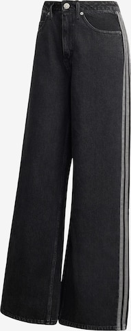 ADIDAS ORIGINALS Wide Leg Farkut värissä musta: etupuoli