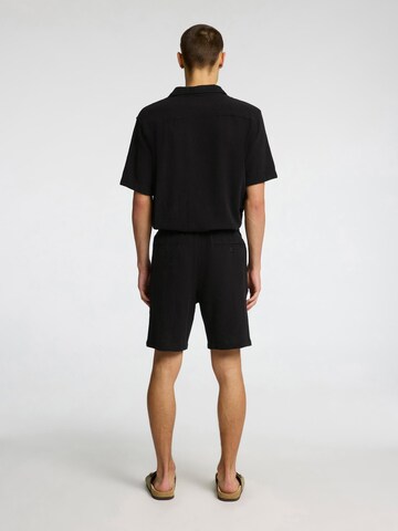 SELECTED HOMME regular Bukser i sort