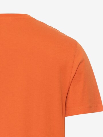 CAMEL ACTIVE Jersey T-Shirt aus zertifizierter Baumwolle in Orange