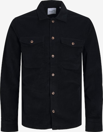 JACK & JONES Comfort fit Button Up Shirt 'Dallas' in Black: front
