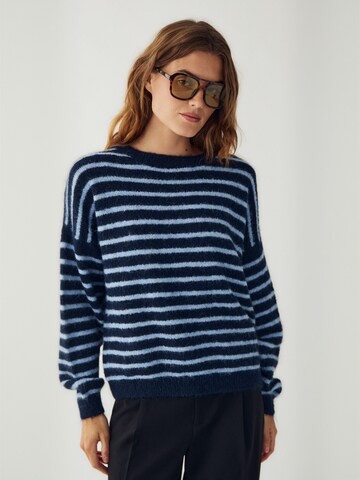 Pull-over ' N-Mafalda ' Noella en bleu : devant