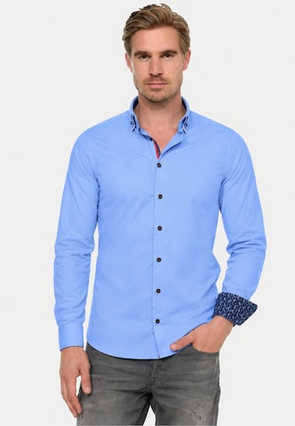 Chemise Rusty Neal en bleu : devant