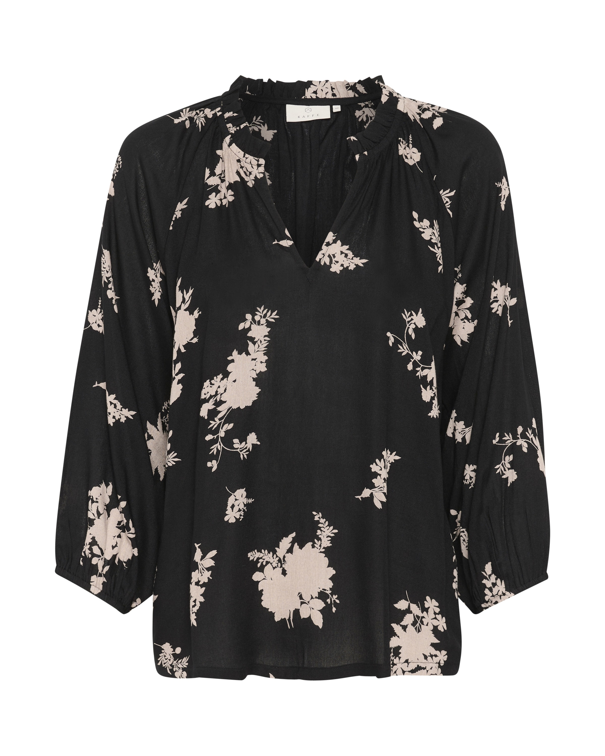 Camicia da donna &#x27;KA Sigrid&#x27; di Kaffe in nero: frontale