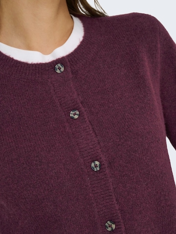 JDY Knit cardigan 'JDYCHLOE' in Red