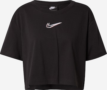 T-shirt Nike Sportswear en noir : devant