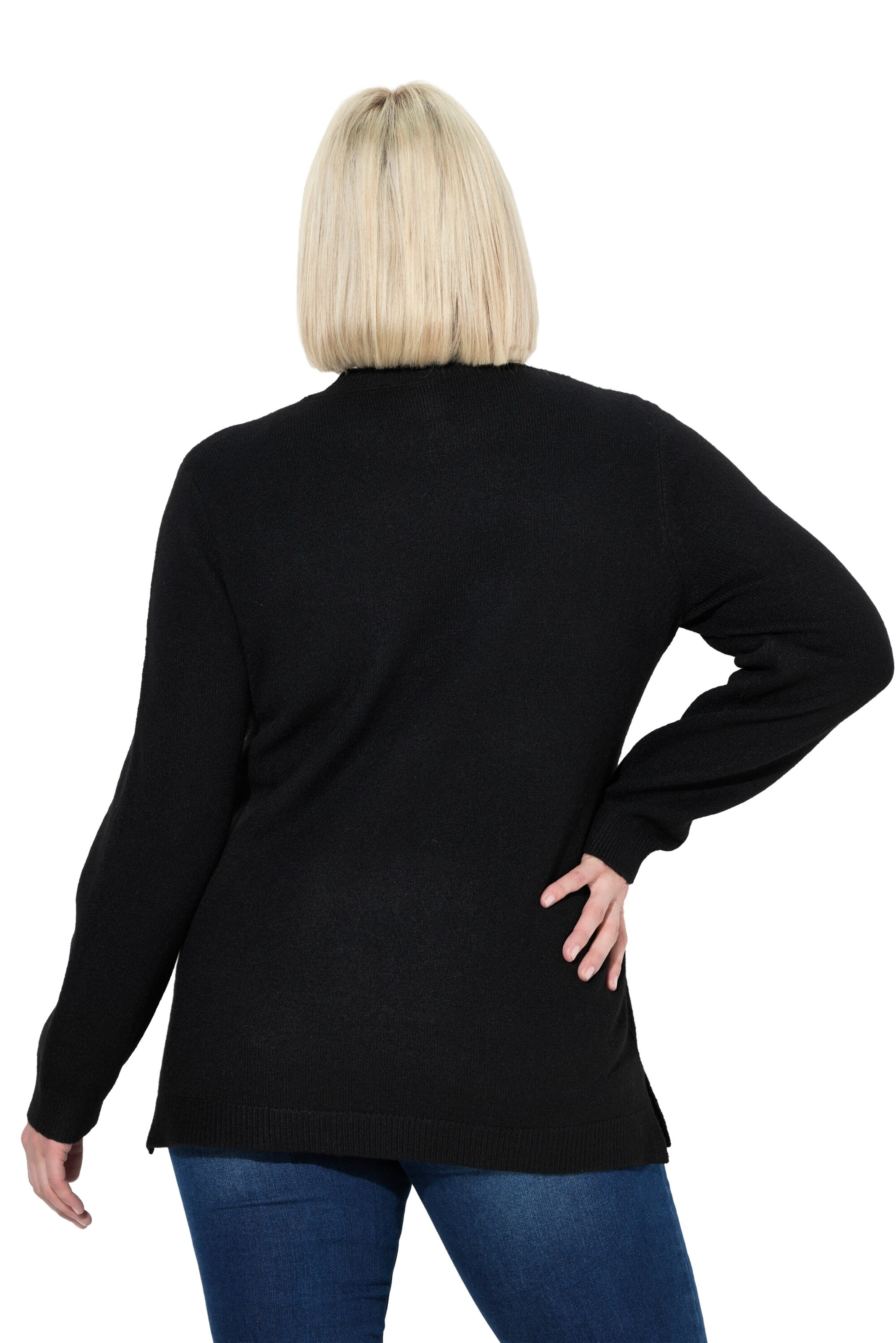 Ulla Popken Pullover in Schwarz