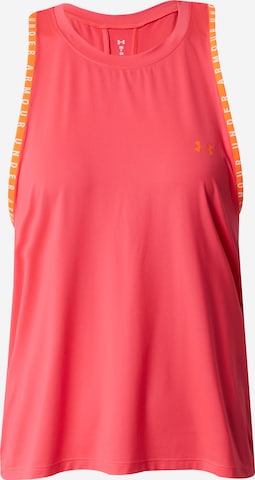 UNDER ARMOUR Sports Top 'Knockout 2.0' in Pink: front