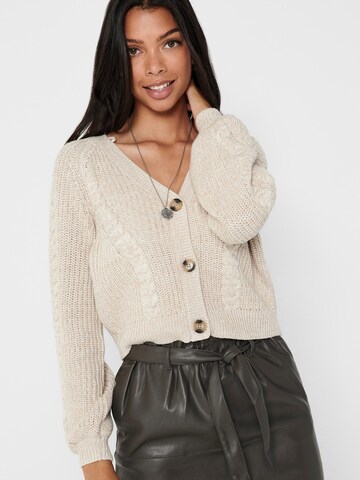 ONLY Knit cardigan 'Rosie' in Beige