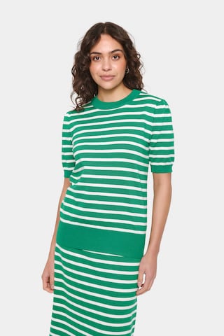 Pull-over SAINT TROPEZ en vert : devant