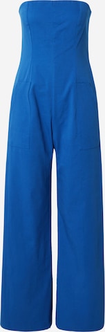 Salopeta de la Closet London pe albastru: față