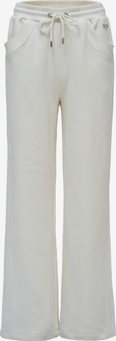 Pantalon chino Salsa Jeans en beige : devant