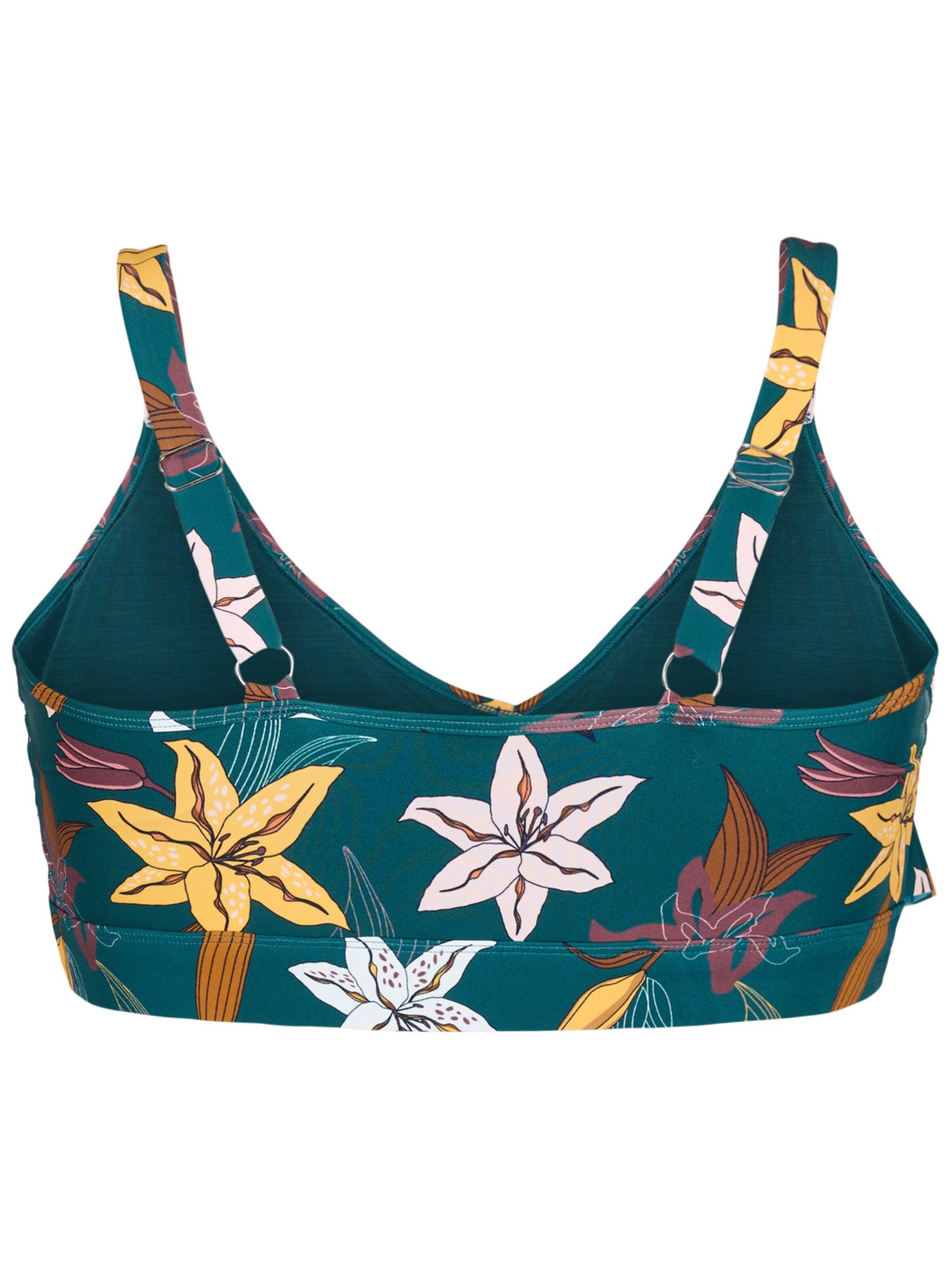 Swim by Zizzi Bralette Bikini top 'SKATRIN' in Green