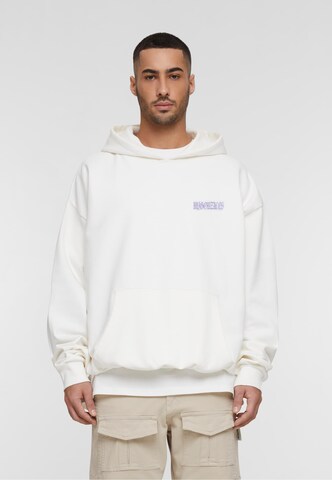 MJ Gonzales Sweatshirt 'Fearless Flight' in White: front