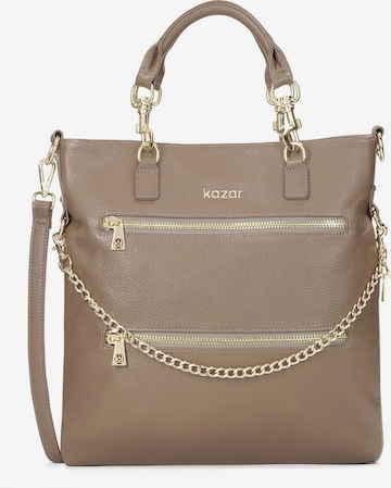 Kazar Handbag in Grey: front