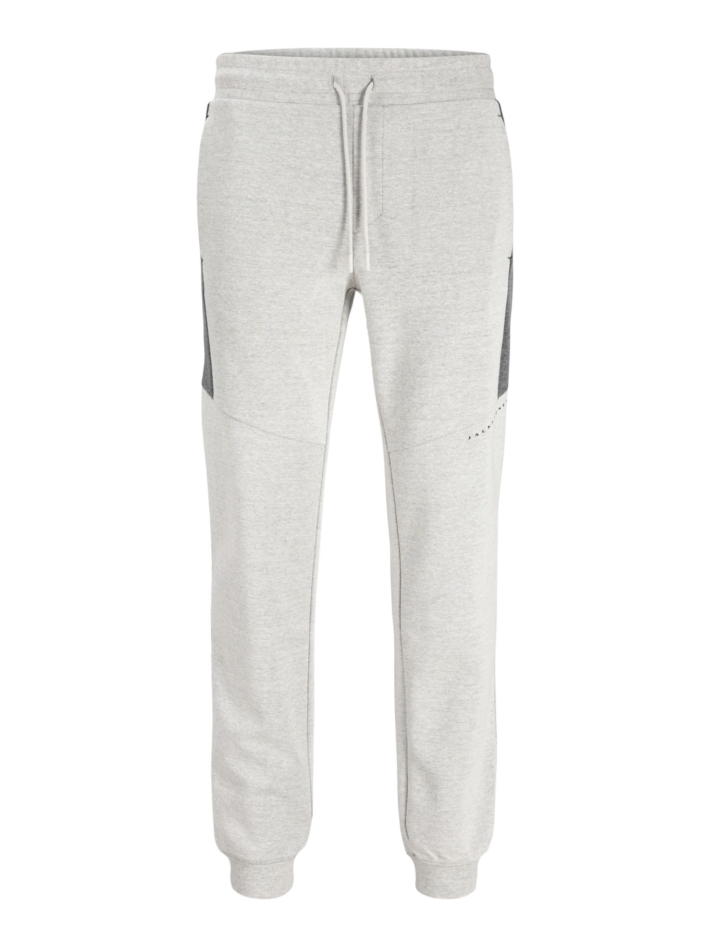 JACK & JONES Tapered Nadrág 'JPSTGordon' - szürke: elől