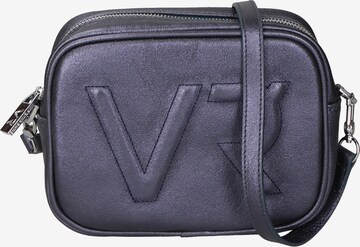 Borsa a tracolla 'Borsa a Tracolla Donna Pelle Laminata con Zip' di Virginia Rhinè in blu: frontale