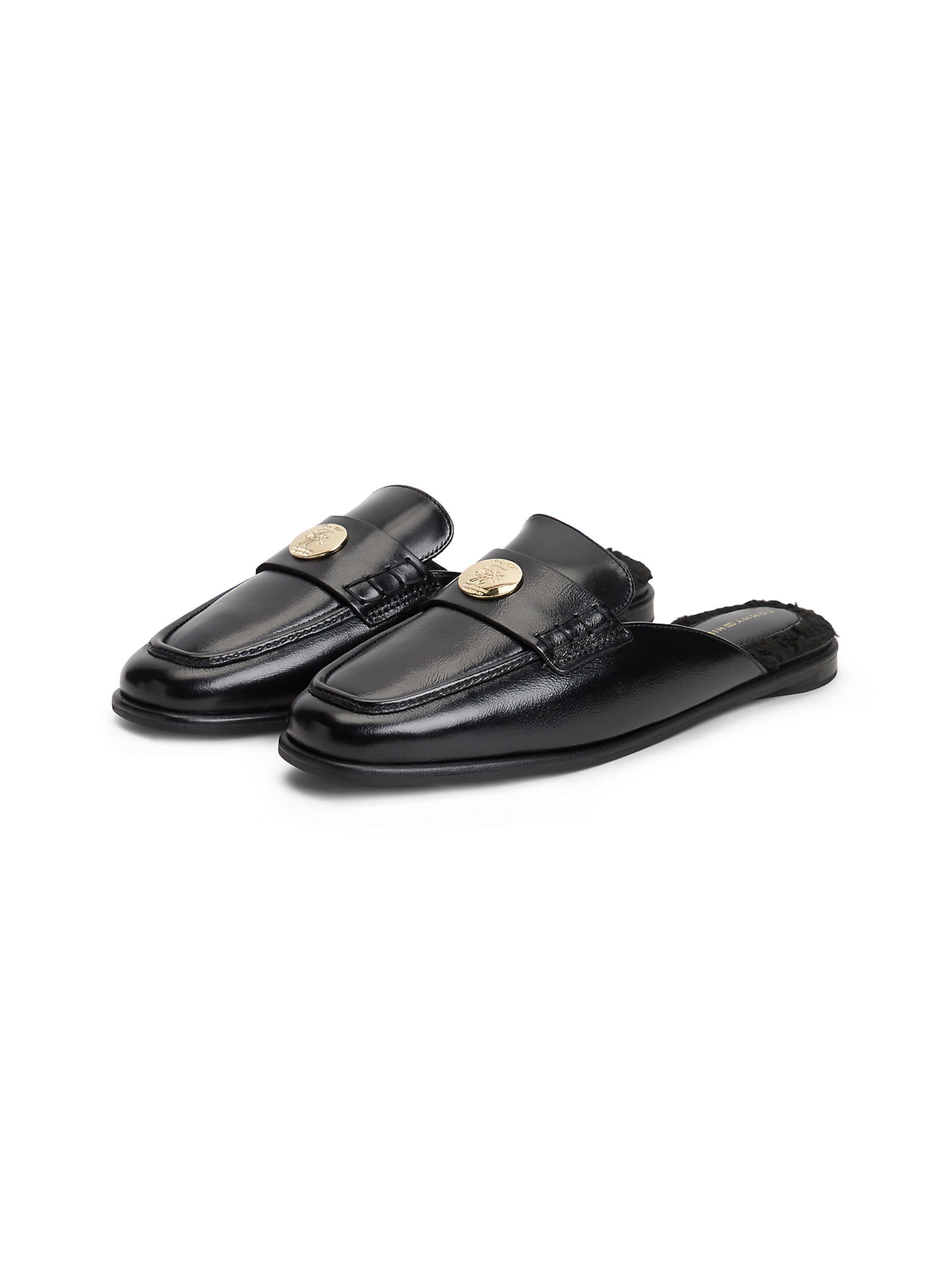 TOMMY HILFIGER Pantolette in Schwarz