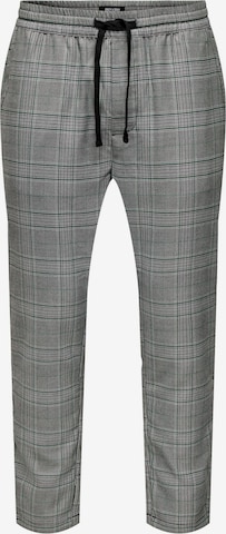 Only & Sons Regular Trousers 'LINUS' in White: front