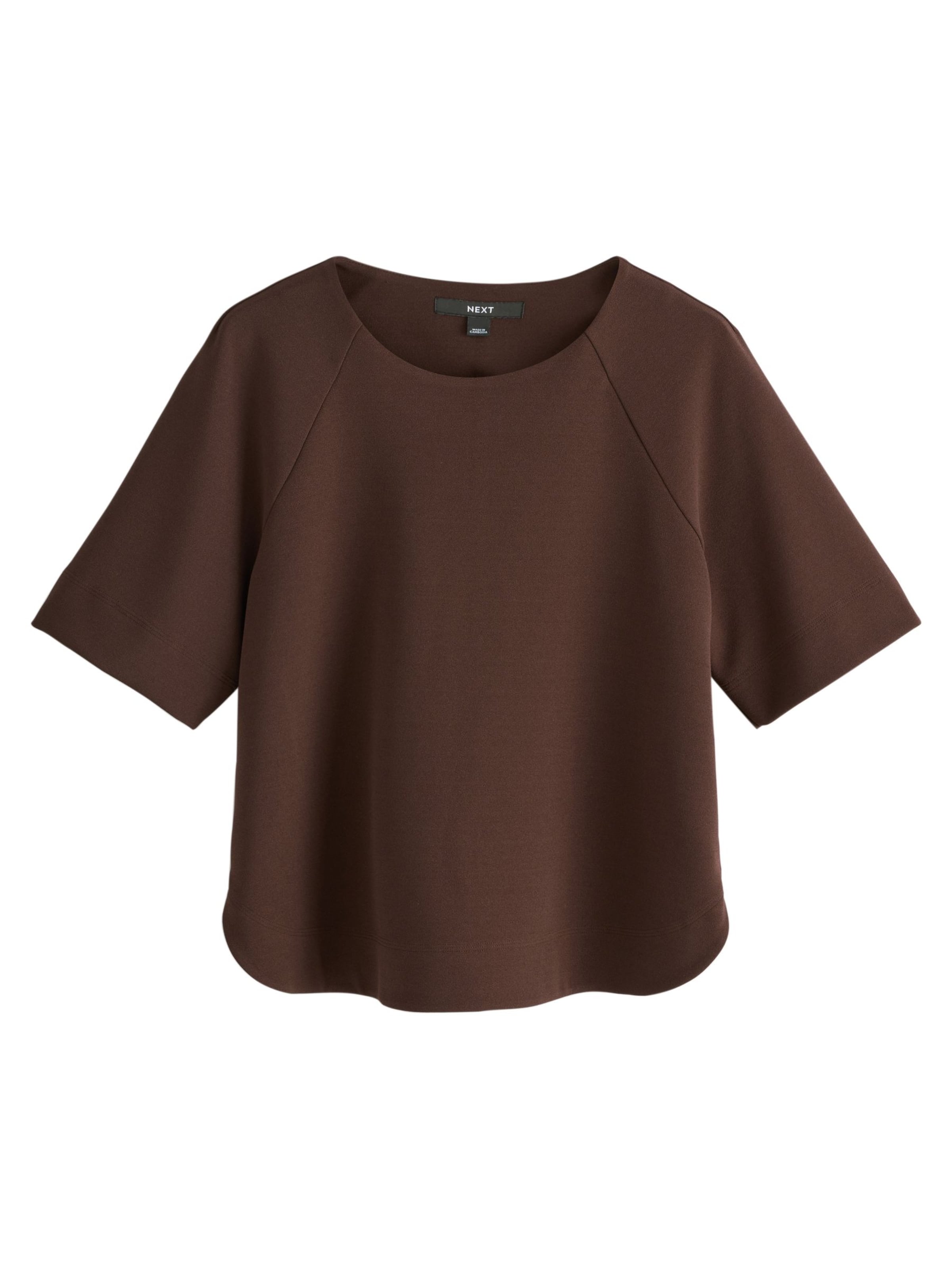 Next Tričko - Hnedá: predná strana