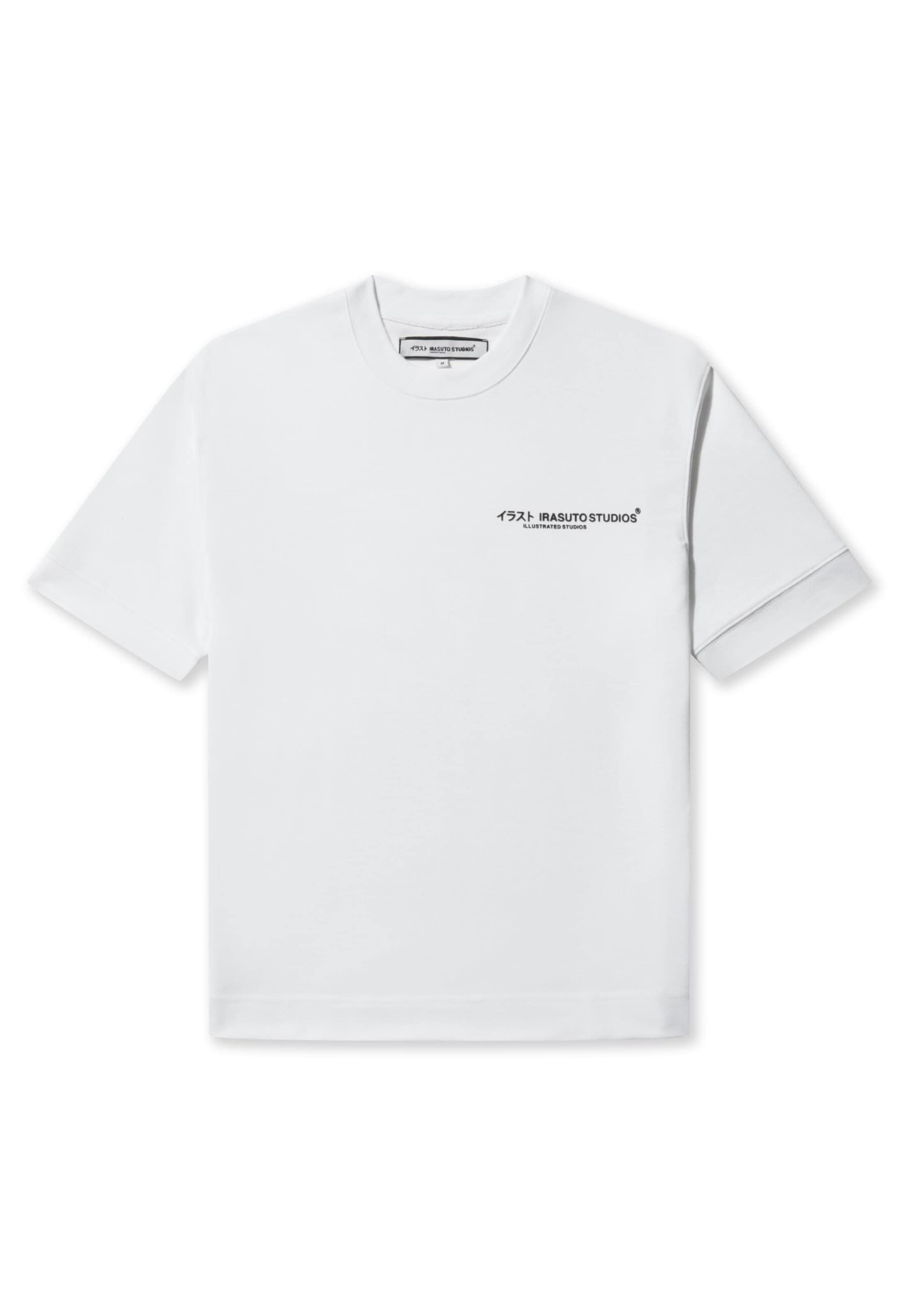 Irasuto Studios - Camiseta en blanco: frente