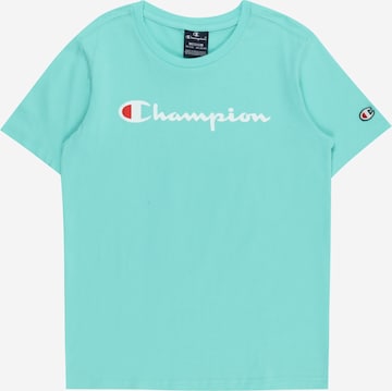 T-Shirt Champion Authentic Athletic Apparel en bleu : devant