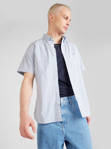 mėlyna TOMMY HILFIGER Standartinis modelis Marškiniai 'Flex': priekis