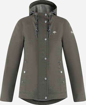 Schmuddelwedda Between-season jacket 'Halee' in Green: front