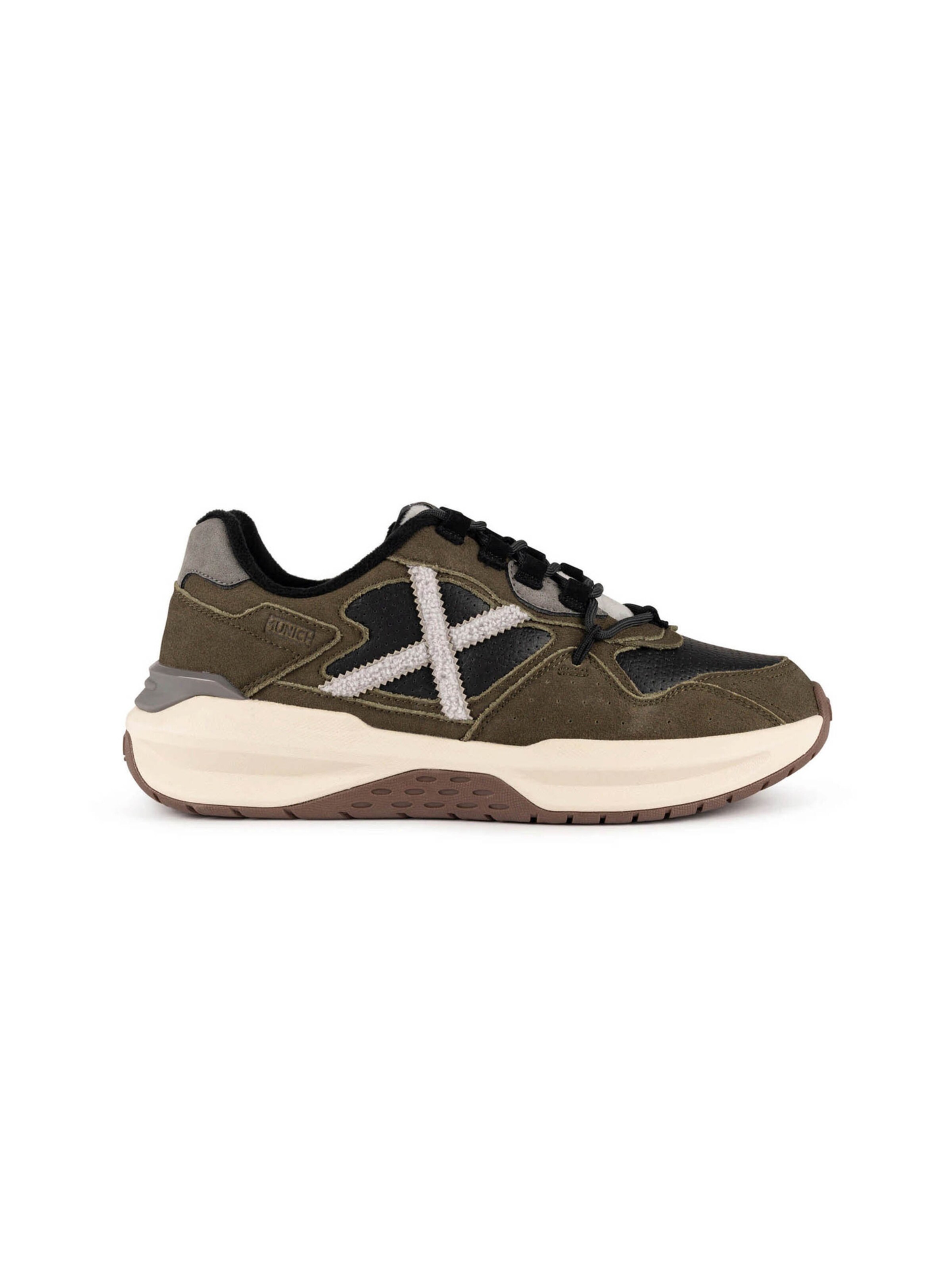 MUNICH Sneakersy niskie 'NEXA' w kolorze zielony: bok