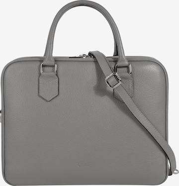 Porte-documents Cluty en gris : devant