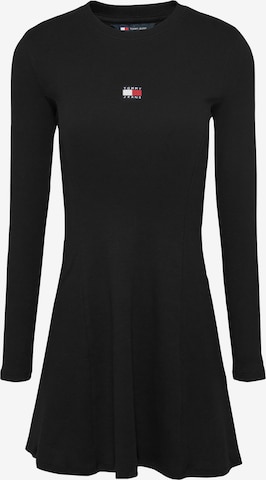 melns Tommy Jeans Kleita: no priekšpuses