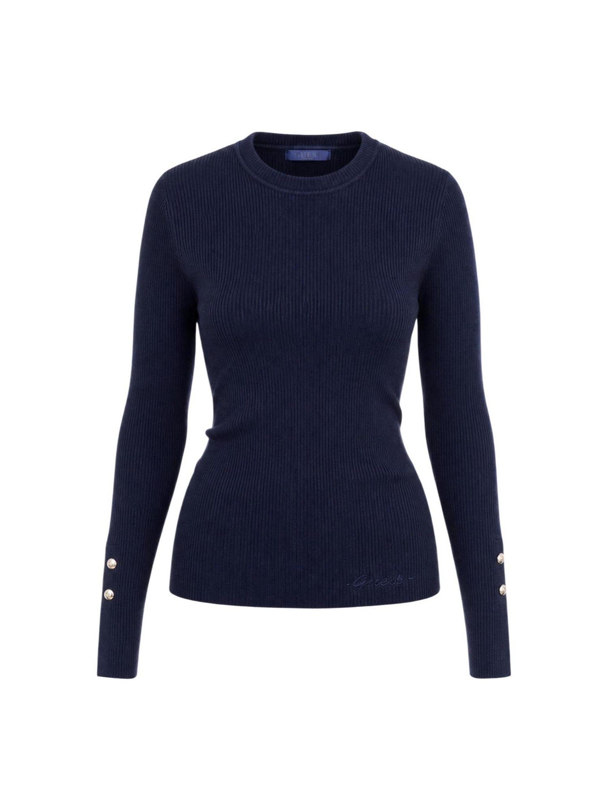 GUESS - Jersey 'LS CN ELLIE SWTR W6YR09 Z0948' en azul: frente