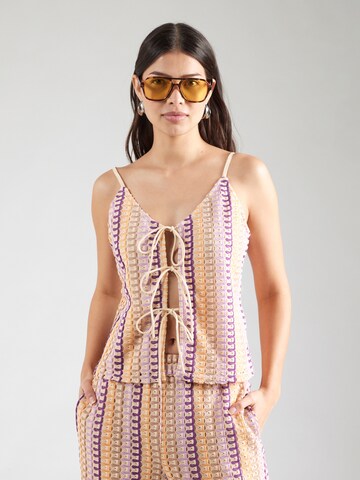Camicia da donna 'LEYLA' di Suncoo in beige: frontale